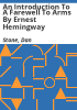 An_Introduction_to_A_Farewell_to_arms_by_Ernest_Hemingway