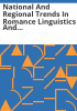 National_and_regional_trends_in_romance_linguistics_and_philology