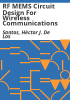 RF_MEMS_circuit_design_for_wireless_communications