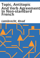 Topic__antitopic_and_verb_agreement_in_non-standard_French