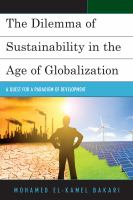 The_dilemma_of_sustainability_in_the_age_of_globalization
