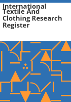 International_textile_and_clothing_research_register